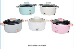 Heißer Verkauf 4L Multifunktions-Elektro kochtopf mit großer Kapazität für den Heimgebrauch - Product Image 4