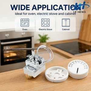 2026 30-150 ℃   <span class=keywords><strong>Thermostat</strong></span> mécanique WHD-FA pour une régulation de température fluide, adapté aux boîtiers de chauffage et aux chauffe-eau - Product Image 1