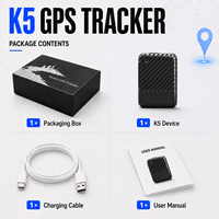 Traceur GPS d'actifs sans fil K5, étanche IP65, aimant puissant, GLONASS GSM GPS+BDS+LBS+Wifi, surveillance de la logistique des conteneurs et des flottes