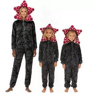 Pijama de Navidad Stranger Echo con Diseño de Plantas, Mono para Adultos, Tela de Franela Acogedora, para Fiestas Navideñas, Mono Suave, Disfraces de Películas y Series de TV - Product Image 3