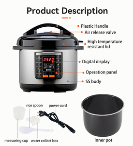 Usine professionnelle OEM/ODM autocuiseur électrique personnalisable riz en acier inoxydable cuiseur à vapeur lente ménage français - Product Image 2
