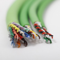 Kabel Rantai Tarik Industri Berpelindung Tembaga Fleksibel Tinggi 2*2.5mm 300V Berlapis Timah dengan Pelindung PVC 100 Meter untuk Daya dan Data