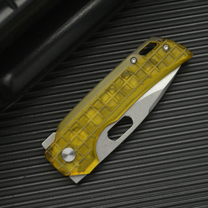 Navaja Plegable EDC Bochen 2026 de Alta Calidad, Acero 14c28n, Bloqueo de Marco, 3 Pulgadas, Punta de Caída <span class=keywords><strong>Elmax</strong></span>, Acabado Stonewash - Product Image 5