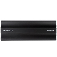 12V 2000W Mono Sınıf D Araç Ses Güç Amplifikatörü Subwoofer Bas Amfisi Yüksek SNR Düşük Bozulma