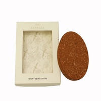 Boîtes en carton Heaven Earth biodégradables mates personnalisées imprimées de qualité supérieure pour sous-verres