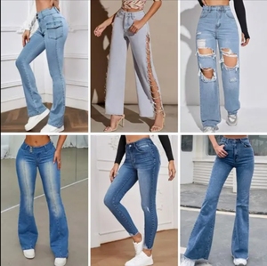 Liquidación de Fábrica 2026: Jeans Acampanados Elásticos de Corte Ajustado para Mujer, Pantalones Casuales de Moda, Surtido Mixto con Envío - Product Image 4