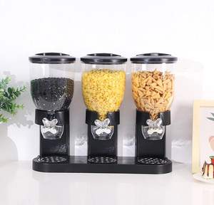 Dispensador Doble de Alimentos Secos, Contenedor de Cereales, Máquina de Dulces para Cocina, Encimera, Arroz y Frutos Secos, Venta al Por Mayor - Product Image 5