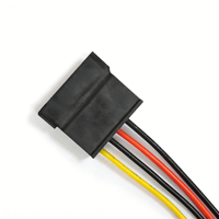 Adaptador de Corriente, Cable de Extensión de Interfaz Plana de 4 Pines para Puerto Serial, Cable de Terminal SATA a SCN