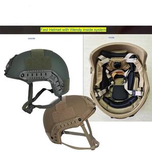 Casque tactique OD <span class=keywords><strong>Coyote</strong></span> Tan FAST MICH M88 Wendy, casque en aramide, PE 3A IIIA BR1 BR2, casque balistique rapide 3A pour l'extérieur - Product Image 1