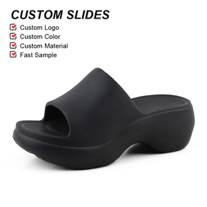 OLICOM Großhandel Modische Slides Damen Bequeme Fußgewölbestütze Cloud-Sandalen Dicke Sohle Rutschfeste Slides Strand Sommer-Slides für Frauen - Product Image 1