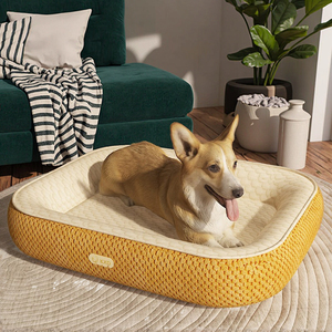 Bingdoudou universel toutes saisons nid pour animaux de compagnie été <span class=keywords><strong>Cool</strong></span> motif solide chien chat tapis - Product Image 4