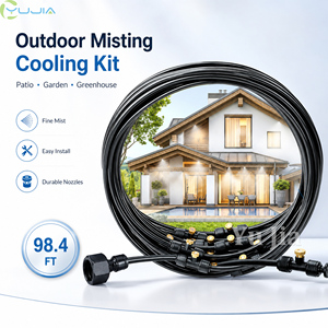 Outdoor Cooling Fine Misting System for Patio Backyard Greenhouse Garden Landscape Mist & Humidification - Product Image 1