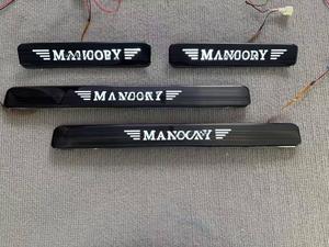 Estribos Laterales de Acero Inoxidable Negro de Alta Calidad con Luces LED para Benz Clase G W465 W464 2019-2026 para <span class=keywords><strong>MANSORY</strong></span> - Product Image 2