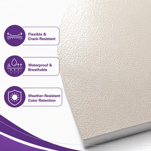 <span class=keywords><strong>Peinture</strong></span> murale extérieure nano inorganique, revêtement en latex imperméable, finition pour surfaces en maçonnerie, couleur personnalisée - Product Image 2