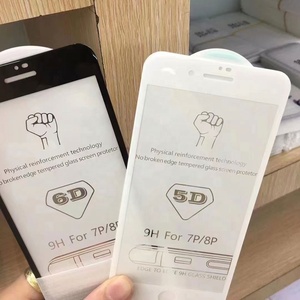 Film de protection d'écran en verre trempé pour Oppo Reno 10x <span class=keywords><strong>Zoom</strong></span>, protection d'écran en verre trempé 6D pour Oppo Realme C2 C2s A1k - Product Image 2