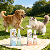 Spray parfumé pour animaux de compagnie, chiens et chats, multi-parfums, naturel, fruité, boisé, floral, rafraîchissant, longue durée, luxe, taille standard, logo personnalisé