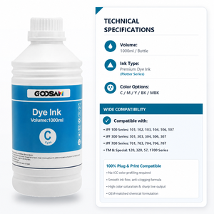 <span class=keywords><strong>Encre</strong></span> à colorants Canon ImagePROGRAF 14 couleurs avec optimiseur CO pour l'impression <span class=keywords><strong>HP</strong></span> IPF57 IPF120 IPF101 IPF301 IPF701 IPF1700 - Product Image 2