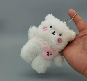 Little Bear Super Soft Plush Mesh <b>Toy</b> Small Doll Hanging Accessory Wedding Celebration Throwing Gift Claw Machine Doll Wholesale - Product Image 2