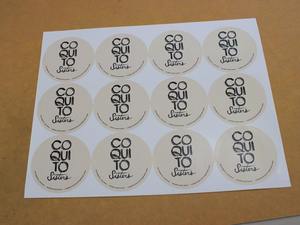 Nouveau produit couleur polyester autocollant autocollant impression étiquette du panneau de commande tactile - Product Image 4