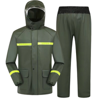 Ensemble imperméable réfléchissant pour livreurs - Veste et pantalon de pluie Haidilao pour le personnel de livraison