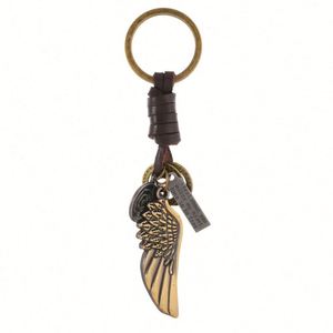Llavero de Metal con Colgante de Pluma Retro de Ala Derecha, Hecho a Mano, Personalizado, de Aleación, Versátil, para Regalo - Product Image 5