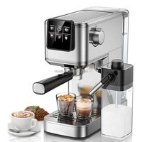 Machine à café espresso style rétro vintage Aifa Popular Réservoir d'eau de 1,5 L