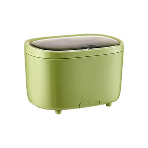 Cestino da Scrivania in Plastica con Supporto <span class=keywords><strong>per</strong></span> Telefono e Coperchio a Pressione, Capacità Inferiore a 4L <span class=keywords><strong>per</strong></span> Uso in Soggiorno - Product Image 5