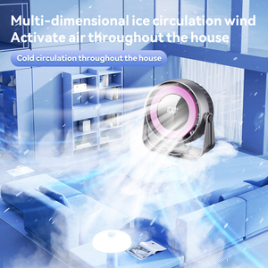 Ventilador de Mesa Portátil Recargable Kadonio con Batería de 4000mAh, Enfriador de Aire, Pantalla LED Digital, Mini Ventilador de Escritorio Ajustable - Product Image 4