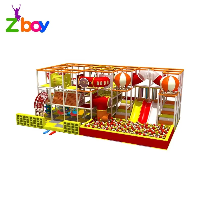 Children Happy Castle Play Party Center Slide Equipment Play Zone Kids Indoor Ball pool Playground