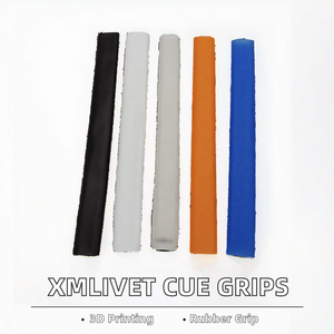 Silicone <strong>Billiards</strong> Pool Cue Grip Protectors 1/2 Rod Box <strong>3D</strong> Patterns Colorful M Size CG1023 Hot Sale Accessories - Product Image 5