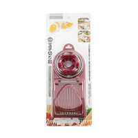 Outil de cuisine multifonctionnel 2 en 1 en acier inoxydable portable, tranche-œufs, outil pour couper les œufs durs, les fruits, la viande en conserve