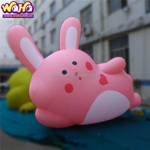 Alicia en el país de las Maravillas Dibujos animados inflables Animatronic <span class=keywords><strong>Conejo</strong></span> Globo <span class=keywords><strong>Conejo</strong></span> de Pascua para decoraciones festivas - Product Image 4