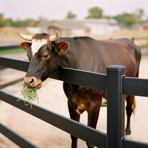 Valla para Granja de 4 Pies, Valla Metálica Resistente para Ganado, Barandillas de Aluminio para Caballos, Paneles de Valla - Product Image 4