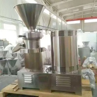 Moulin Colloïd Commercial en Acier Inoxydable Pistache Noisette Amande Noix de Cajou Beurre de Cacahuète Broyage Pâte de Sésame Machine