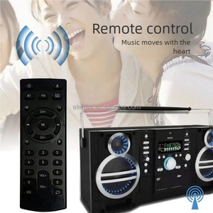 ELETREE Antiguo Double <span class=keywords><strong>Cassette</strong></span> AM/FM Radio Player Recorder Lecteur CD Dvd Système de musique <span class=keywords><strong>avec</strong></span> <span class=keywords><strong>Cassette</strong></span> et CD - Product Image 1