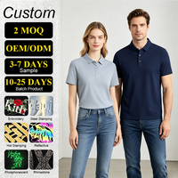 Camiseta Polo Antibacteriana de 175 g/m², 85.9% Nailon, 14.1% Elastano, Secado Rápido, Alta Elasticidad, Unisex, Logotipo Personalizado, Tallas S-6XL