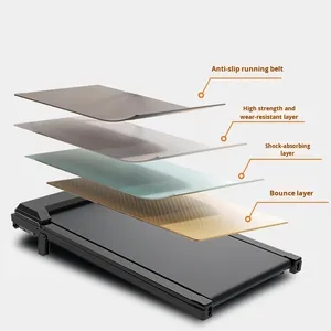 Caminadora Eléctrica Plegable para Debajo del Escritorio con Control Remoto de Inclinación, Plataforma 4 en 1 para Caminar/Correr, Velocidades Ajustables, Pantalla LED - Product Image 3