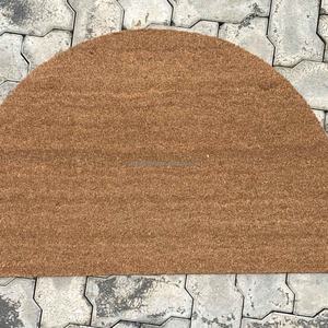 Outdoor Semi <b>Circle</b> Half Moon Round Coir Rug - Product Image 2