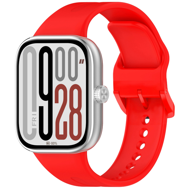 Silicone Smart Watch Bands for Redmi Watch 5 Smooth Soft with Original Color Metal Buckle