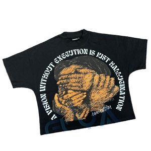 T-shirt Homme en Coton Tricoté 100% de Haute Qualité, 275g, Respirant, Coupe Boxy, Épaules Tombantes, Style Streetwear, Design Vierge à Imprimer - Product Image 1