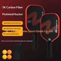 Raquette de pickleball en fibre de carbone pressée à chaud transfrontalière T700, finition mate texturée, qualité compétition, 44 700g