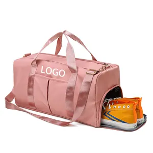 Vietnam Factory Customized Lightweight Carry-on Sport Bags Outdoor Travel Sneakers Duffle Bags for Man and Women