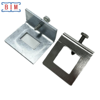 Support de poutre en acier au carbone Unistrut galvanisé à chaud, type fenêtre avec boulon