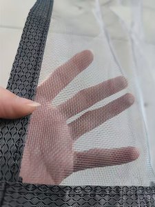 Tenda a Rete Magnetica in Fibra di Vetro Rinforzata Anti-Graffio per Porte, con Chiusura Magnetica a Strappo Rinforzato - Product Image 3