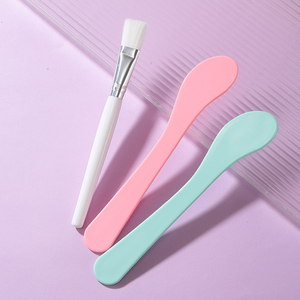 Nhà Máy OEM Logo Mặt Nạ Nhựa Thìa DIY Mặt Nạ Bàn Chải Bộ 2 Cái Vẻ Đẹp Chăm Sóc Da Trộn Applicator Mặt Nạ Bàn Chải 3524 - Product Image 5
