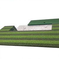 Tapis de frappe personnalisé pour simulateur de golf, gazon synthétique pour practice de swing, entraînement de golf, 1500x1500mm, 30mm d'épaisseur