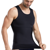 Chemise de Compression pour homme, vêtement amincissant, débardeur moulant, gilet Corset, contrôle du ventre et du ventre