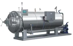 Horizontal Autoclave / High Pressure Food Sterilizer For Canned Food ASME Certified