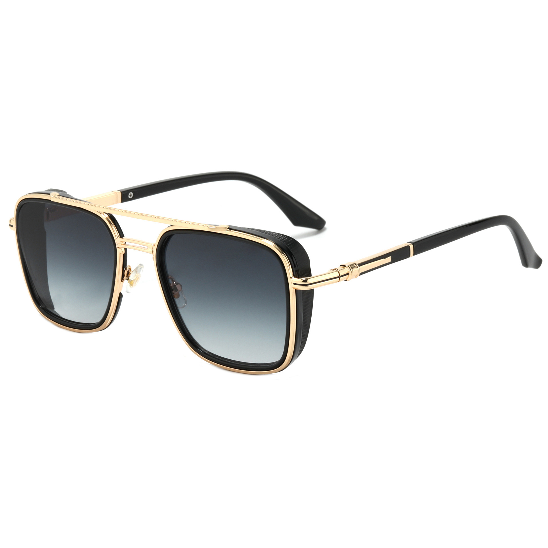 Eishee Luxury Square Metal Frame UV400 Protection Sunglasses