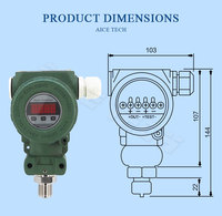 Explosion-proof Industrial Digital Pressure Transmitter Water Oil air Pressure Sensor 4-20mA Pressure Transmitter